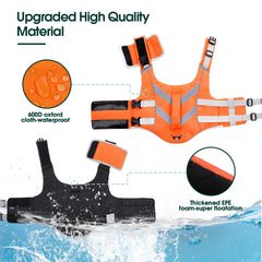 Kuoser Reflective Life Jacket side fit emphasizes freedom of movement on land.