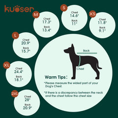 Kuoser Small Dog Sweater Green S close-up of ribbed cuffs highlights chic, snug fit.