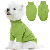 Kuoser suéter para perro XS en verde, vista general para estilo y abrigo