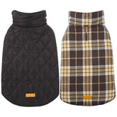 Kuoser waterproof dog coat front view show windproof shell for cold walks