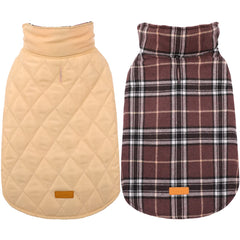 Kuoser waterproof dog coat front view provides all-weather protection.