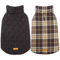 Kuoser waterproof dog coat front view show windproof shell for cold walks