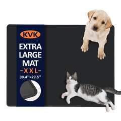 KVK Dog Food Mat: extra-large surface supports multiple bowls and easy cleanup