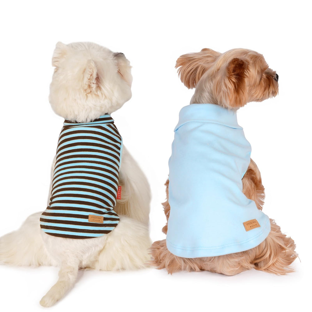 KYEESE 2Pack dog sweater back view shows cozy warmth for indoor wear.