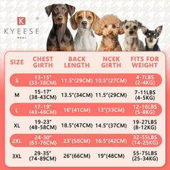 KYEESE 2Pack dog sweater front view highlights solid color and stripe styling.