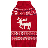 KYEESE dog Christmas sweater front view shows festive warmth for small dogs.
