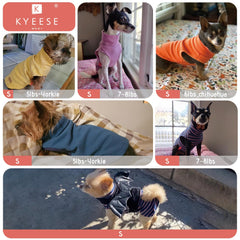 KYEESE velvet sleeveless dog coat design for freedom of movement
