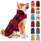 KYEESE waterproof fleece-lined dog coat for cold-weather walks