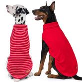 KYEESE dog sweater red pack front provides cozy warmth for chilly walks and indoor wear