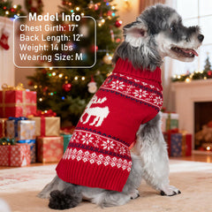 Kyeeese dog sweater with turtleneck offers warmth and easy wearing.