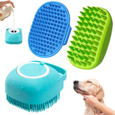 KYHSC dog bath brush foam dispenser delivers rich shampoo lather for easier baths.