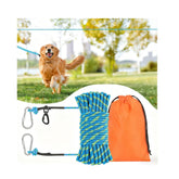 Kynara correa para perro 100ft azul, alcance seguro para camping y paseos