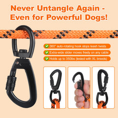 Kynara reflective kernmantle rope improves night visibility during camping.