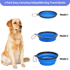 Kytely foldable dog bowl compact design ready for easy packing.