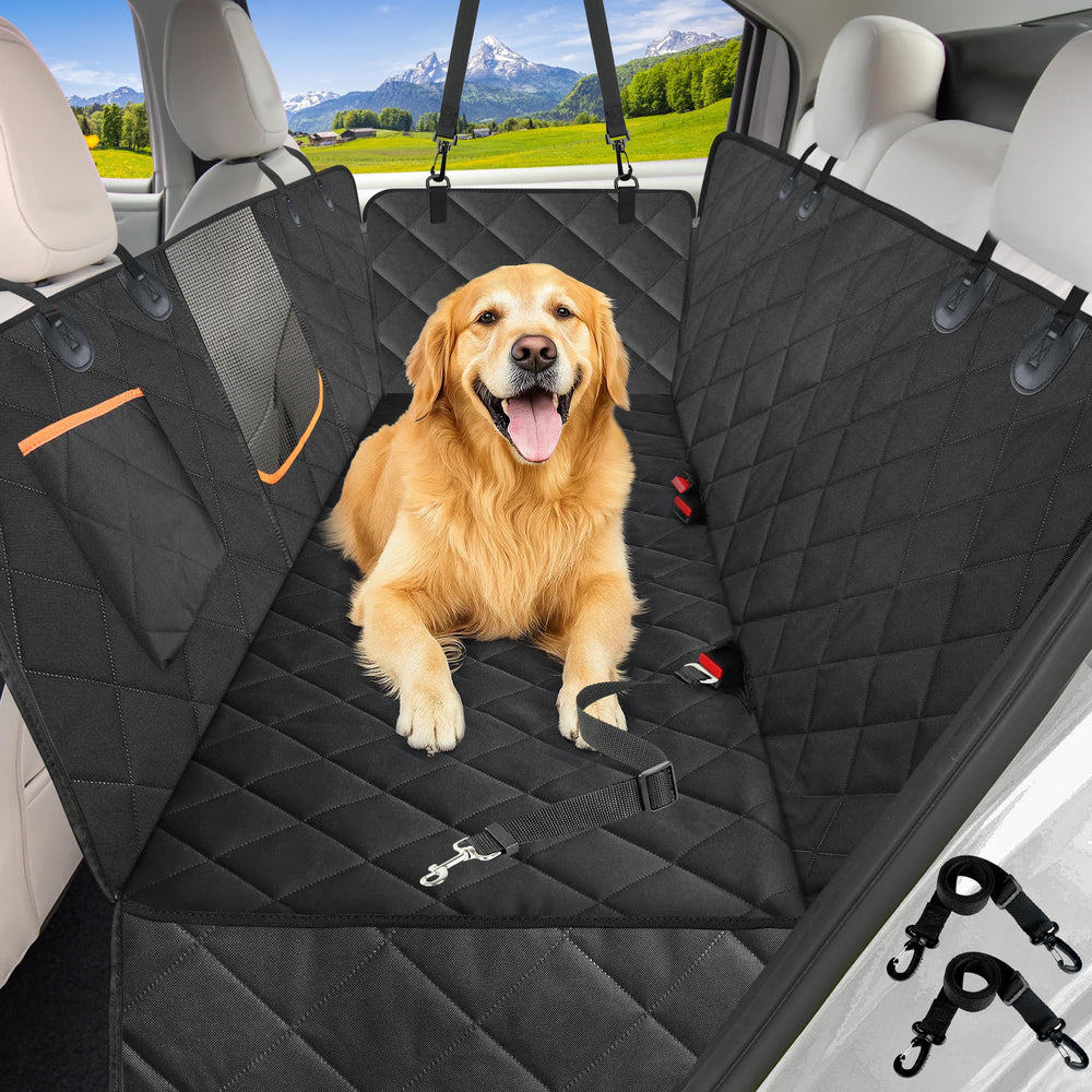 Kytely dog seat cover backseat hammock keeps pets secure on road trips.
