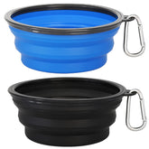Kytely large collapsible dog bowls open with 34oz capacity for easy feeding