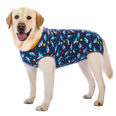 kzrfojy dog recovery suit breathable fabric on dog offering comfortable post-surgery wear