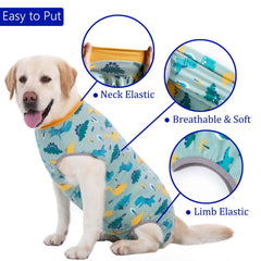 Kzrfojy recovery suit side fit on dog shows flexible movement and secure coverage