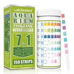 LabBestest aquarium test strips pack with 150 strips for easy at-home testing.