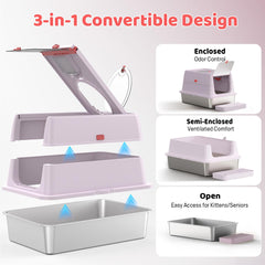 Labeta XL size offers spacious room for big cats and multi-cat households.