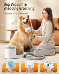 LABIGO Dog Grooming Vacuum tool attachments enable versatile grooming and cleanup.