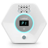 Ladnut cat-litter-odor-remover-sensor shows real-time monitoring for fresher air in busy homes.