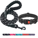 Ladoogo heavy-duty dog leash foam handle close-up for comfortable grip during pulls