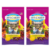 LAFEBER'S Fruit Delight Avi-Cakes packaging highlights gourmet foraging-ready bird food.