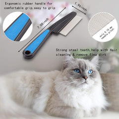 Laiannwell fine-toothed comb teeth glide gently to detangle without scratching.