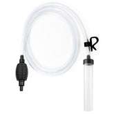 Laifoo 7ft aquarium siphon hose showing long reach for gravel cleaning