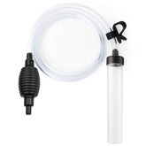 Laifoo aquarium siphon ball-start enables quick automatic flow.