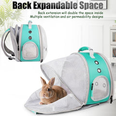 LAIRIES backpack front vent holes ensure fresh airflow for pets