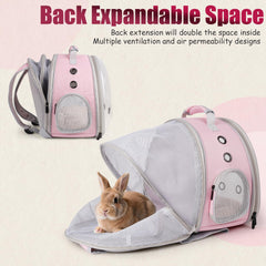 LAIRIES back-expandable-ventilation-holes: multiple large vents ensure fresh air flow for small animals