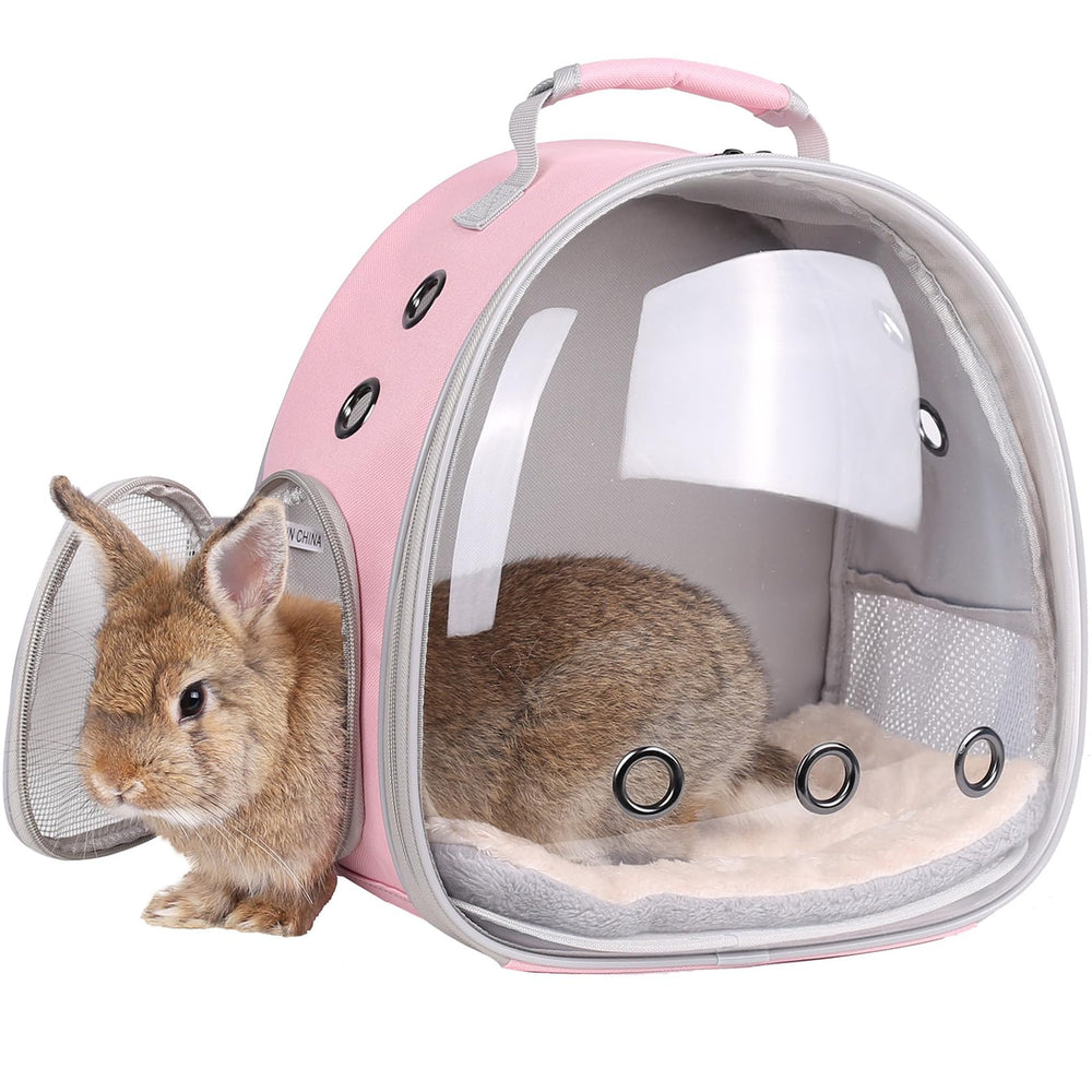 Lairies portable small animal backpack front window ventilation for breathable travel