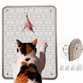 LAJEF Cat Nail File Scratcher top-layer natural sisal for safe claw trimming.