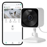 Lamlingo front view camera demonstrates versatile outdoor-indoor surveillance.