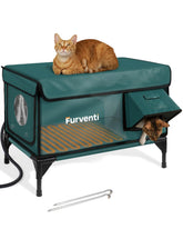 Lamlingo outdoor cat house winter-insulated XL protects cats with warm, cozy shelter.