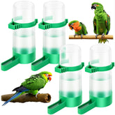 Lamoutor four-piece bird water feeder clip ready for cage hydration.