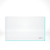 LANDEN 60P aquarium front view rimless for immersive landscape viewing.