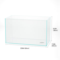 LANDEN 60P aquarium low-iron glass offers high transparency for vibrant aquascapes.