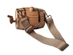 Langjitianya st bernard barrel collar rustic wood finish decorative dog gear.