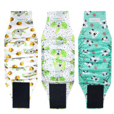 Langsprit belly band Koala pattern for small dogs provides snug absorption.
