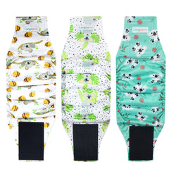 Langsprit belly band Koala pattern for small dogs provides snug absorption.