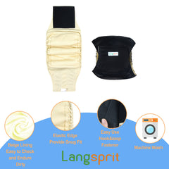 Langsprit dog diaper leak-proof outer layer helps protect furniture and floors