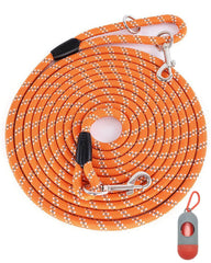 Lanwandeng long dog leash 10ft showing compact training length for controlled indoor sessions