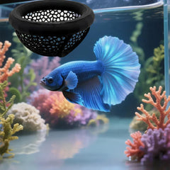 Laoha 3D-printed texture close-up shows aquarium-safe material compatible with plants and fish.