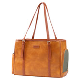 Lasaviin dog purse side pocket for easy access to snacks and keys during travel