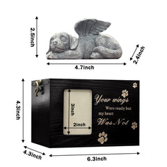 LAZYESTHER dog-urn-photo-frame-exterior highlights a memory you can display