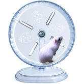 lazyyzal silent hamster wheel front view for quiet night running and exercise