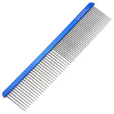 LBMBAIC metal dog grooming comb long teeth pins for deep coat detangling